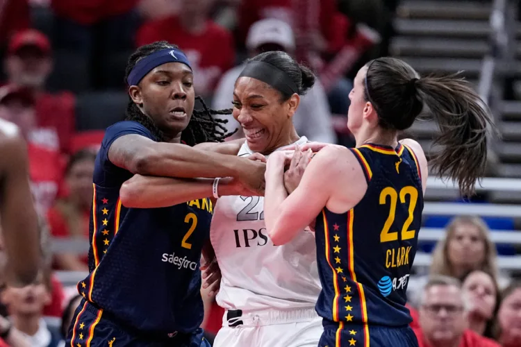 Aces star A'ja Wilson calls the words and actions of a Fever fan in Game 2 of series 'unacceptable'